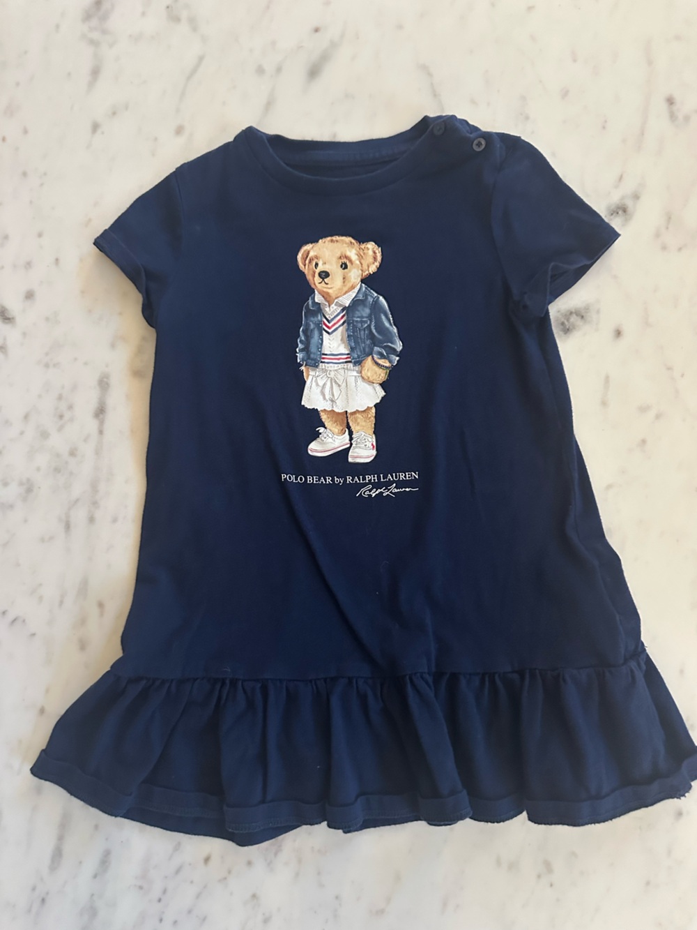 Ralph Lauren Navy Crewneck Tee dress